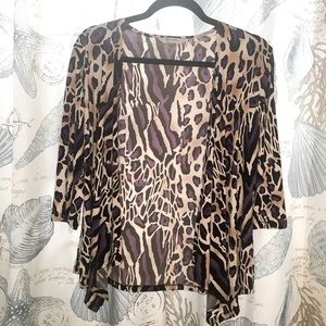 TanJay animal print jacket, size Small.